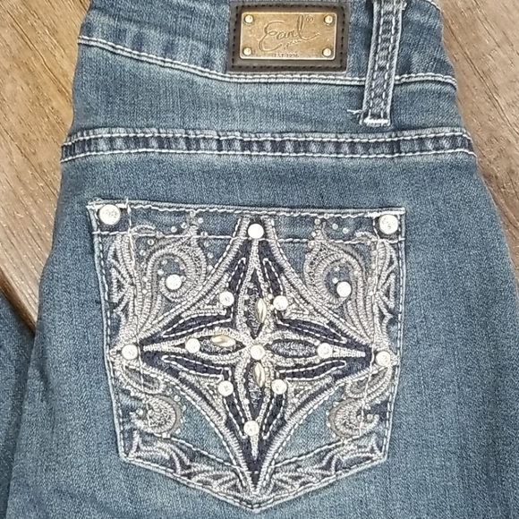 Earl Straight Leg Embellished Jeans - Picture 3 of 5